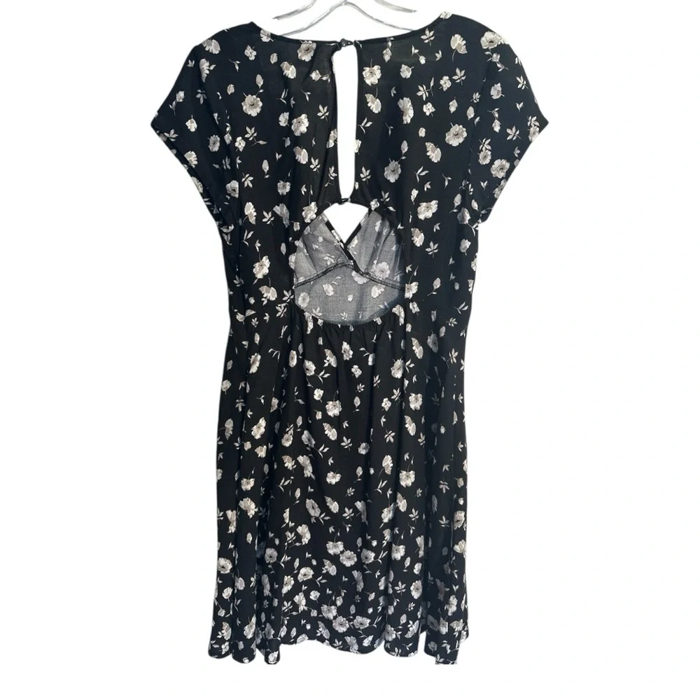 Free People Black and White Midi Dress - Picture 7 of 11